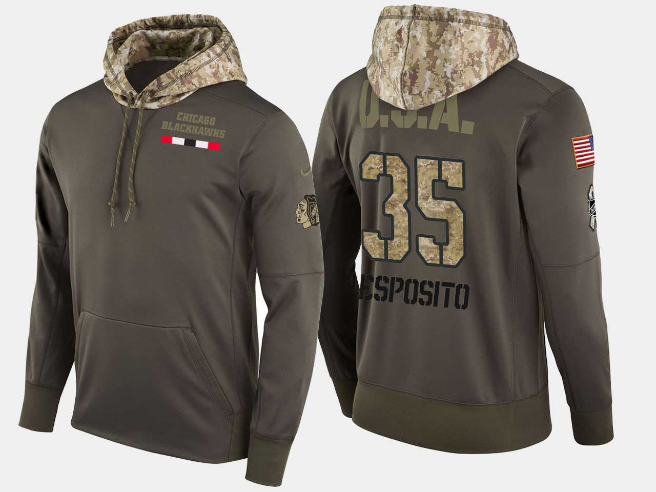 Nike Blackhawks 35 Tony Esposito Retired Olive Salute To Service Pullover Hoodie,We sell and wholesale Nike Blackhawks 35 Tony Esposito Retired Olive Salute To Service Pullover Hoodie on line form chian!